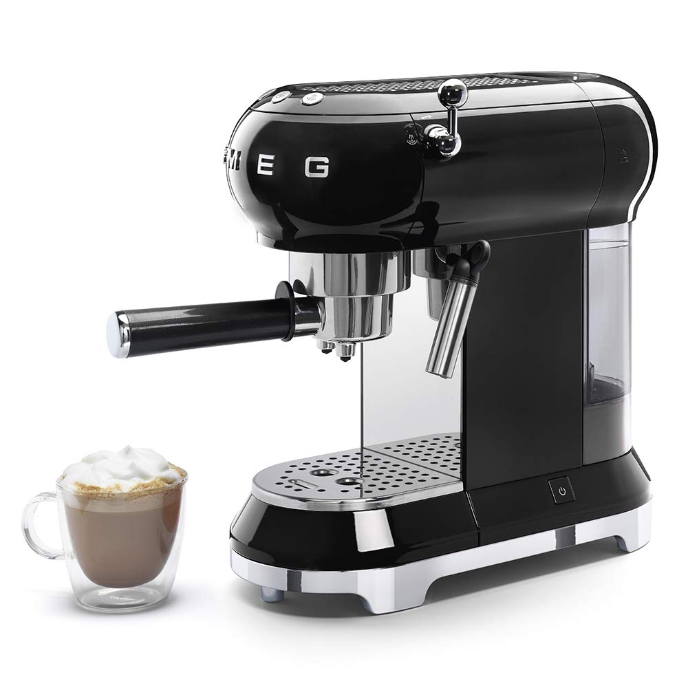 Foto 6 pulgar | Máquina De Café Espresso Smeg Ecf01 Blus 1l Con Termobloque Negro - Venta Internacional.