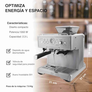 Foto 3 | Cafetera Espresso Ola Casa Con Molino