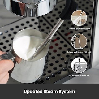 Foto 5 | Máquina De Café Espresso Gemilai Owl G3006 15 Bar Con Espumador De Leche De 1 7 L - Venta Internacional.
