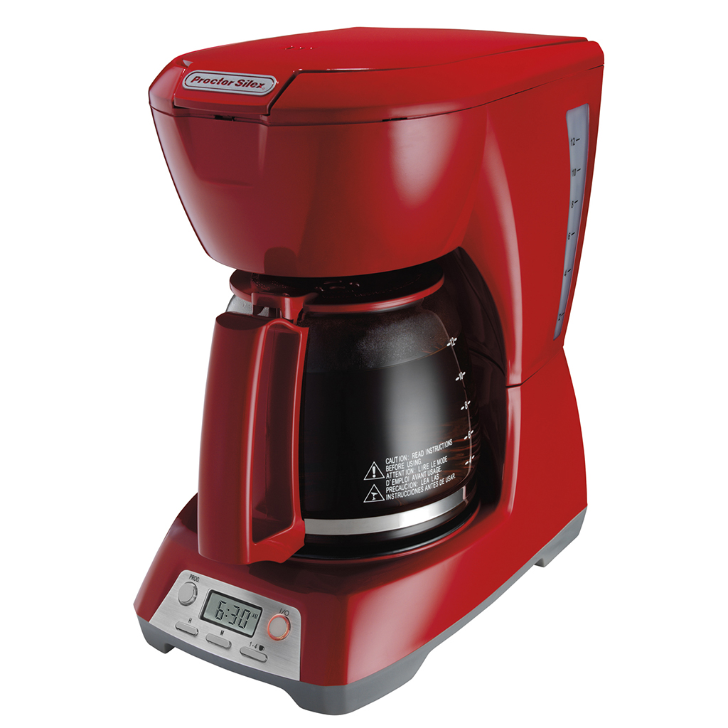 Cafetera Proctor Silex 43673 color Rojo 12 Tazas