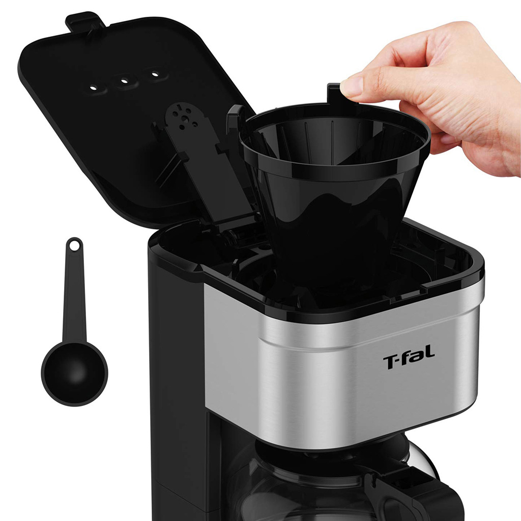 Foto 4 pulgar | Cafetera T-Fal Elegance Filtro Permanente 7 Tazas Inoxidable