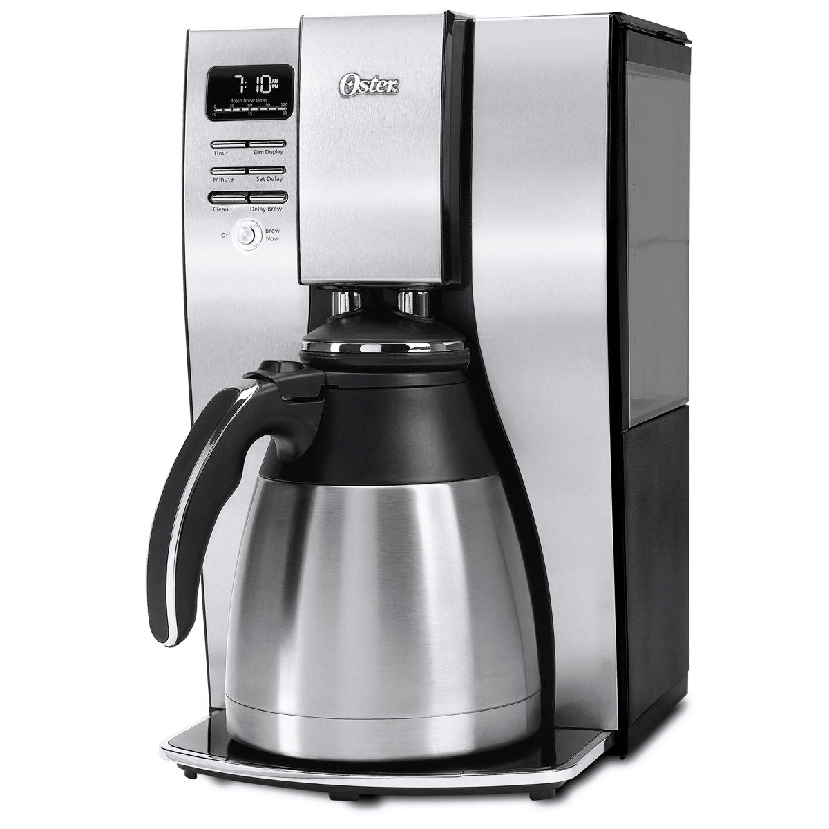 Cafetera Programable Oster BVSTDC4411 color Plata Gourmet Acero Inoxidable