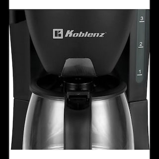 Foto 3 | Cafetera Automática Koblenz 600 W 600 ml 4 Tazas Negra