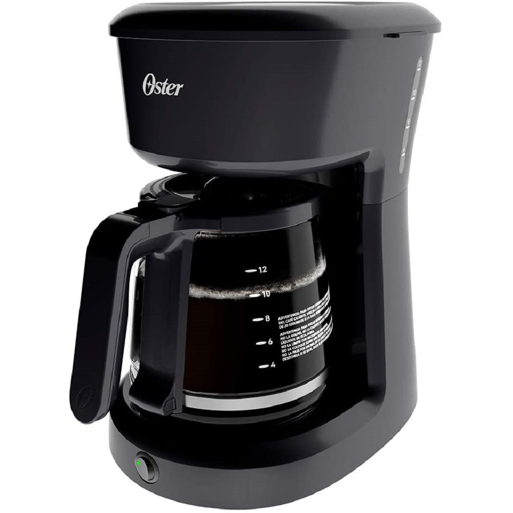 Cafetera Oster 12 Tazas Antigoteo Filtro Osbvstdcs12b-013