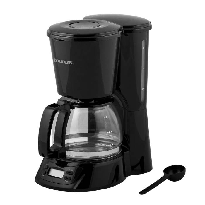 Cafetera Taurus Caffeto color Negro Autoapagado 6 Tazas