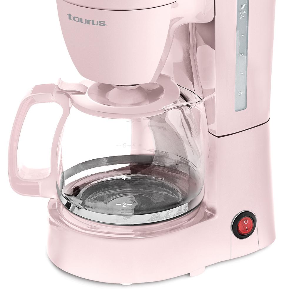 Foto 4 pulgar | Cafetera de Goteo Taurus C6T-RIBBON color Rosa 800 ml