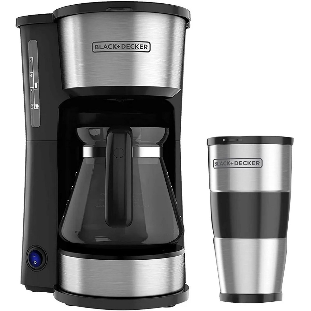 Foto 2 pulgar | Cafetera Black+Decker BDCM0755S-MX color Negro 4 en 1 + Taza