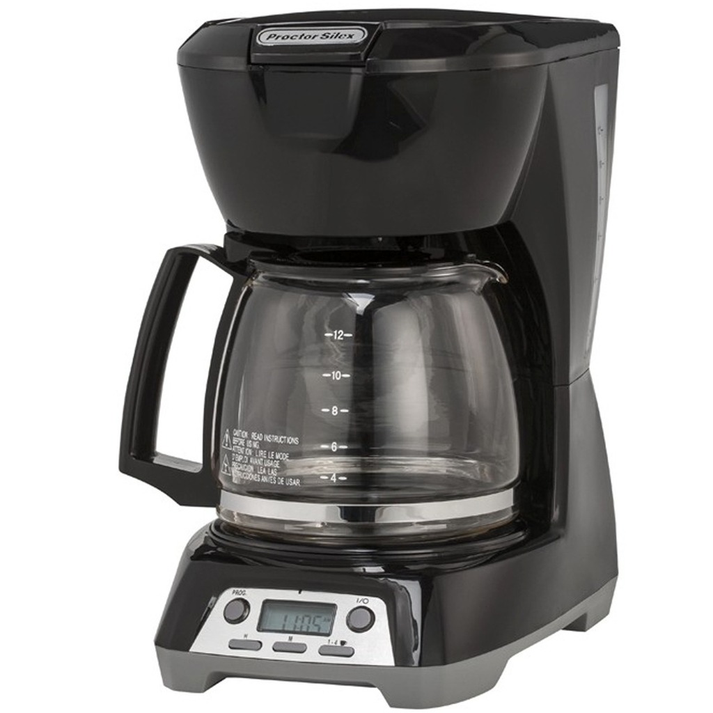 Cafetera Programable Proctor Silex 43672 color Negro 12 Tazas