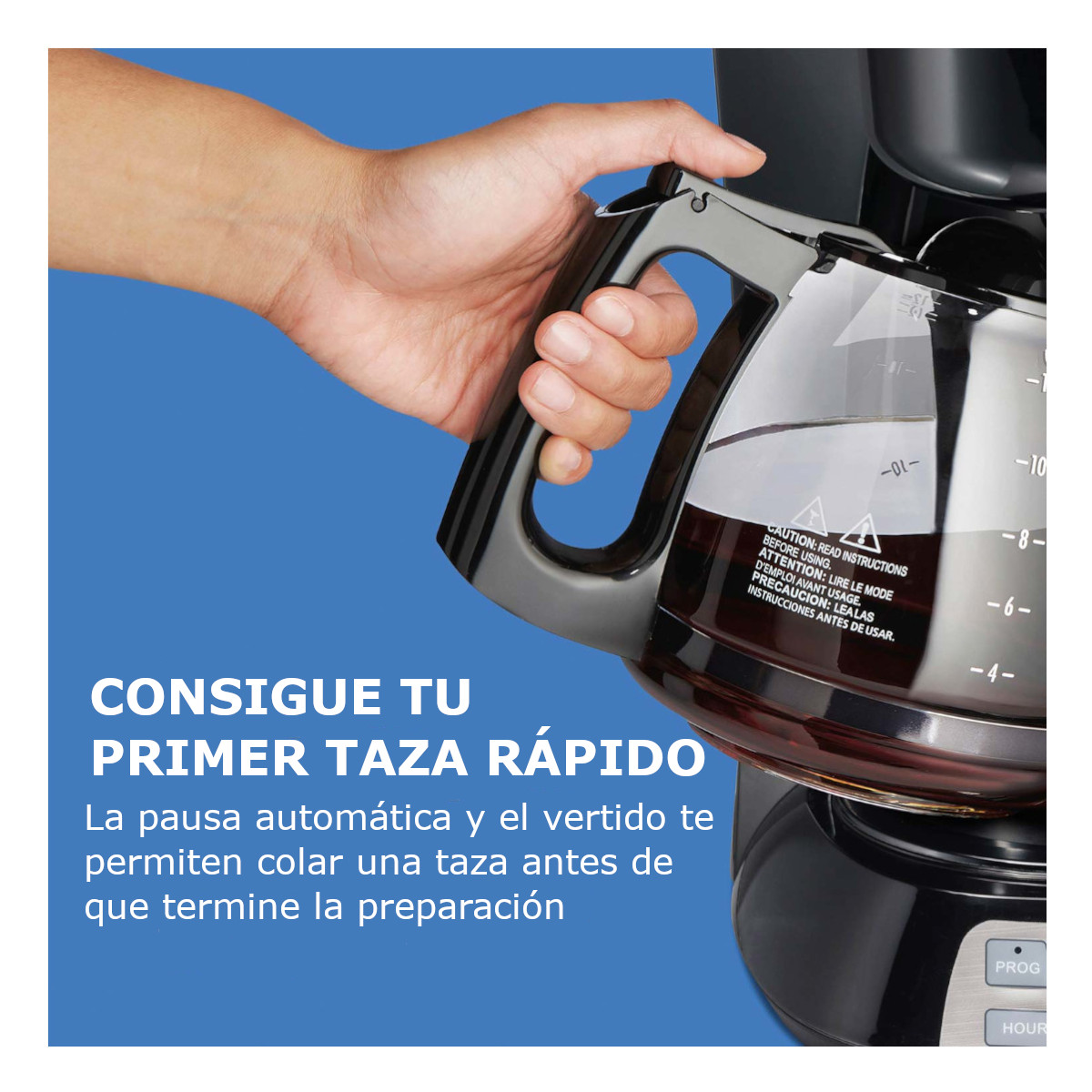 Foto 4 | Cafetera Hamilton Beach color Negro 12 Tazas