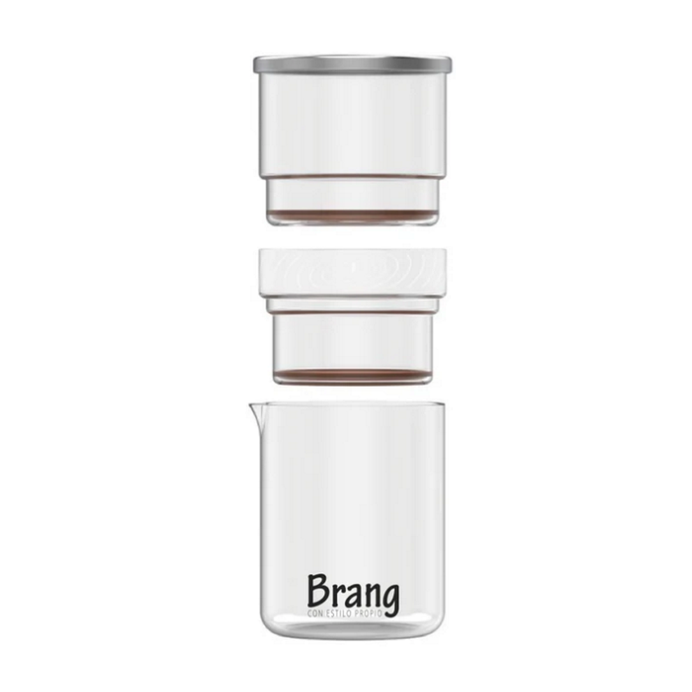 Foto 3 pulgar | Set Vaso para Cold Brew Brang 1520 color Transparente 300 ml