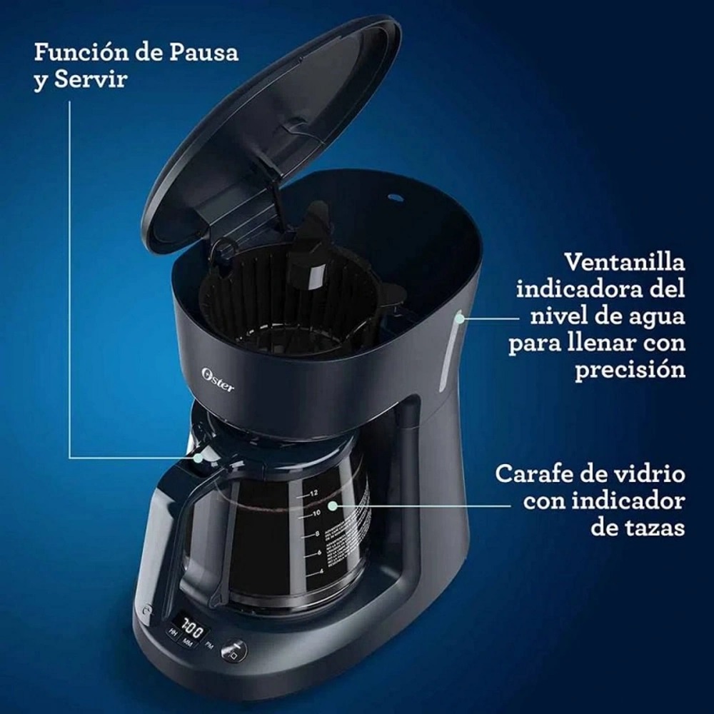 Foto 5 pulgar | Cafetera Programable Oster Bvstdcp12b color Negri