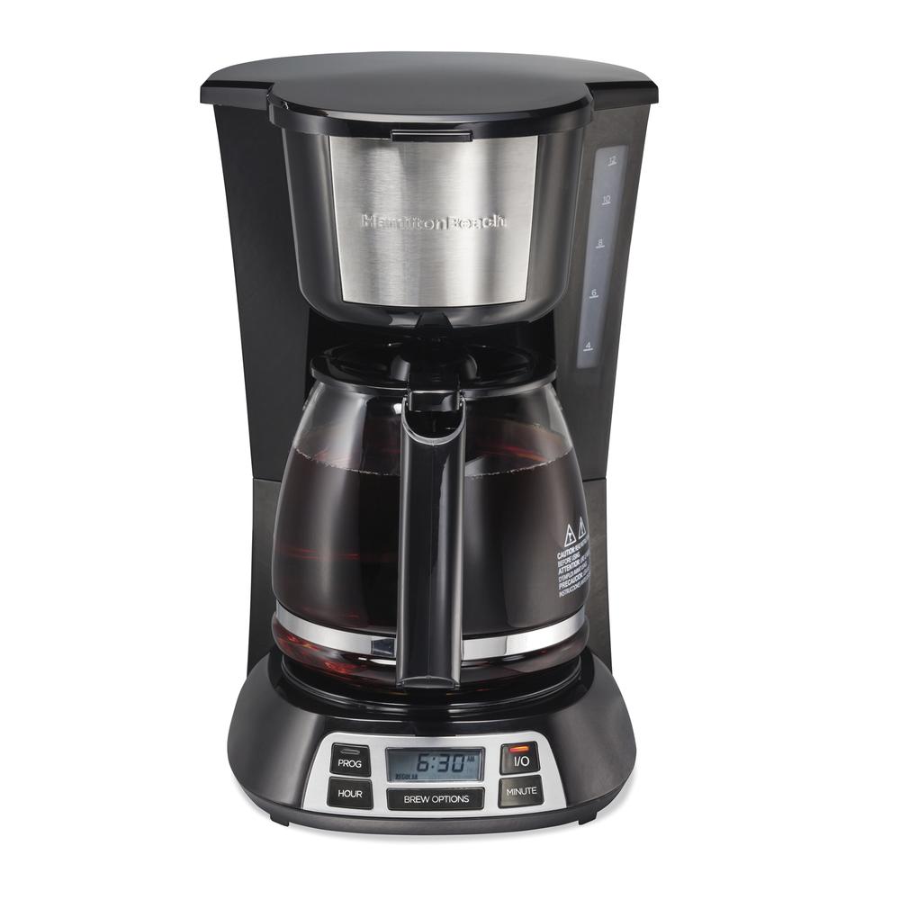 Cafetera Hamilton Beach 49630 color Negro Programable 12 Tazas 900w