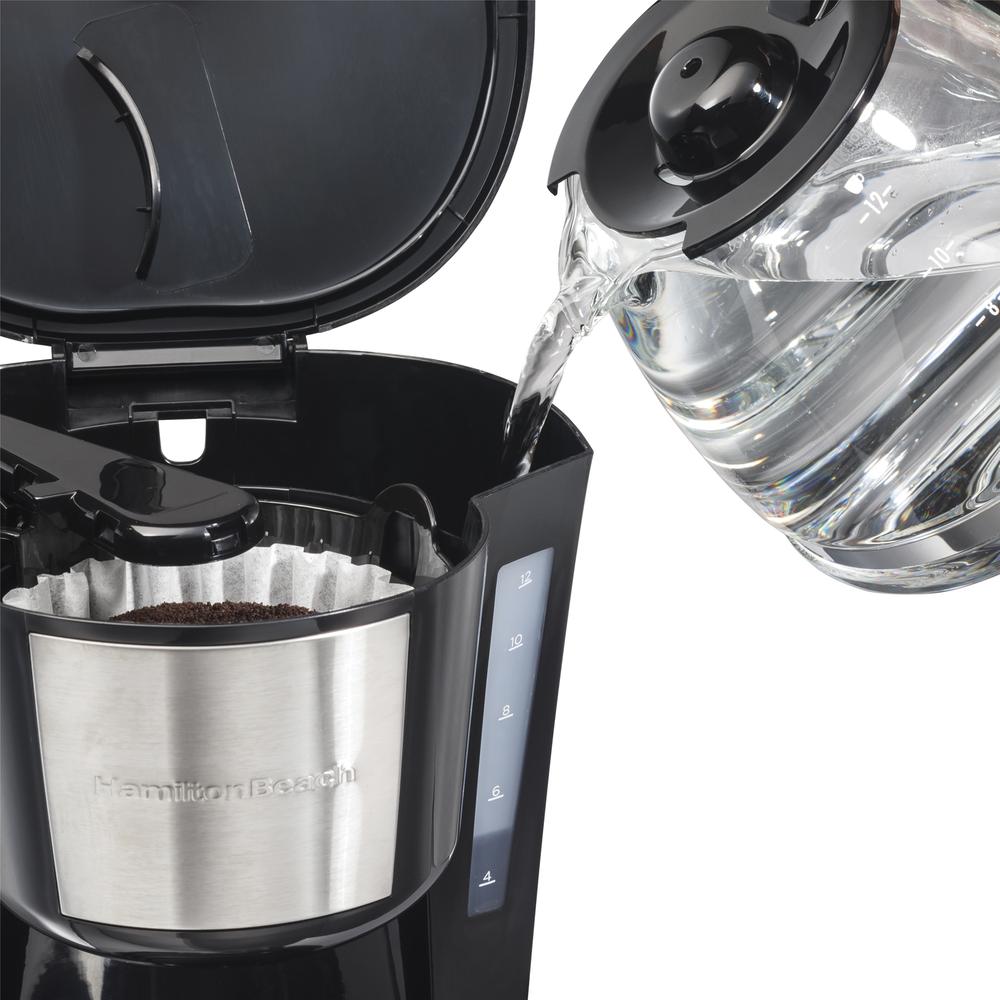 Foto 6 pulgar | Cafetera Hamilton Beach 49630 color Negro Programable 12 Tazas 900w