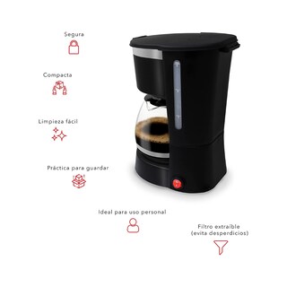 Foto 4 | Cafetera Personal RCA RCCAF1 color Negro 650 ml