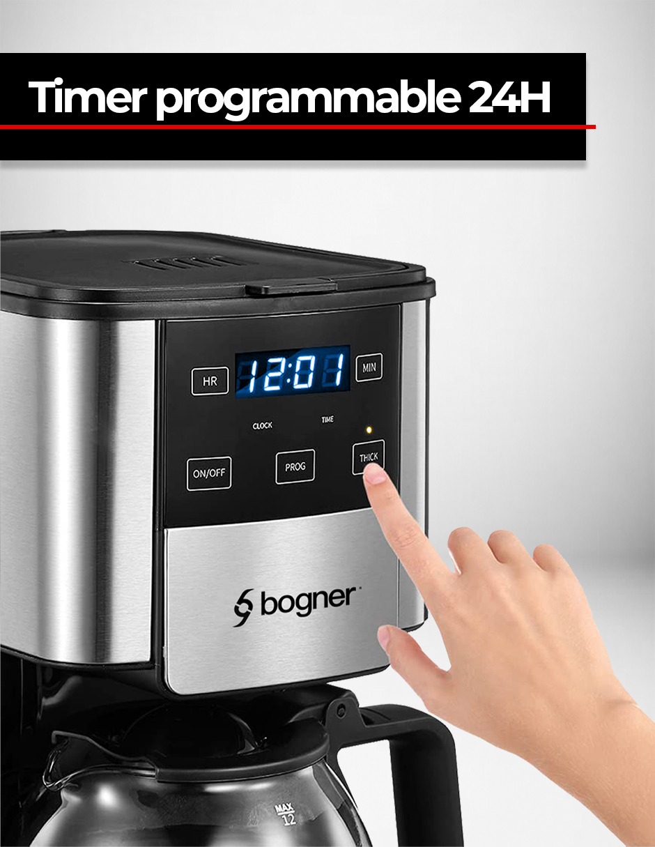 Foto 4 | Cafetera de Goteo Bogner color Negro