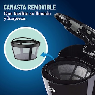 Foto 3 | Cafetera Oster Para 5 Tazas Y Filtro Permanente Bvstdc05
