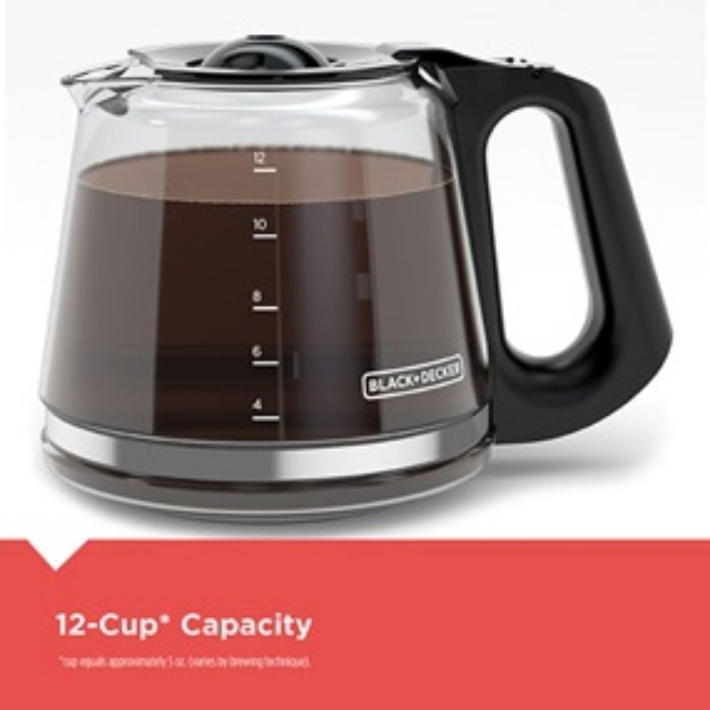 Foto 4 pulgar | Cafetera Black & Decker Negra Programable para 12 Tazas