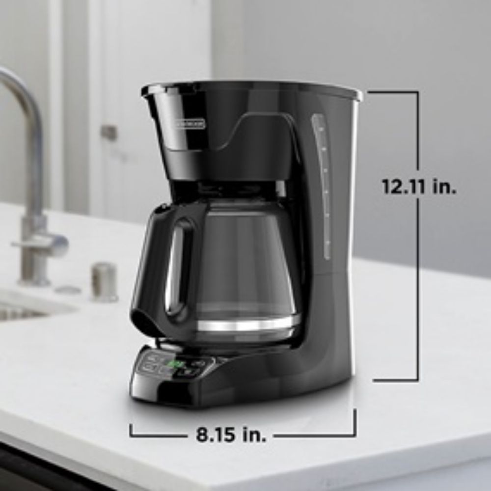 Foto 5 | Cafetera Black & Decker Negra Programable para 12 Tazas