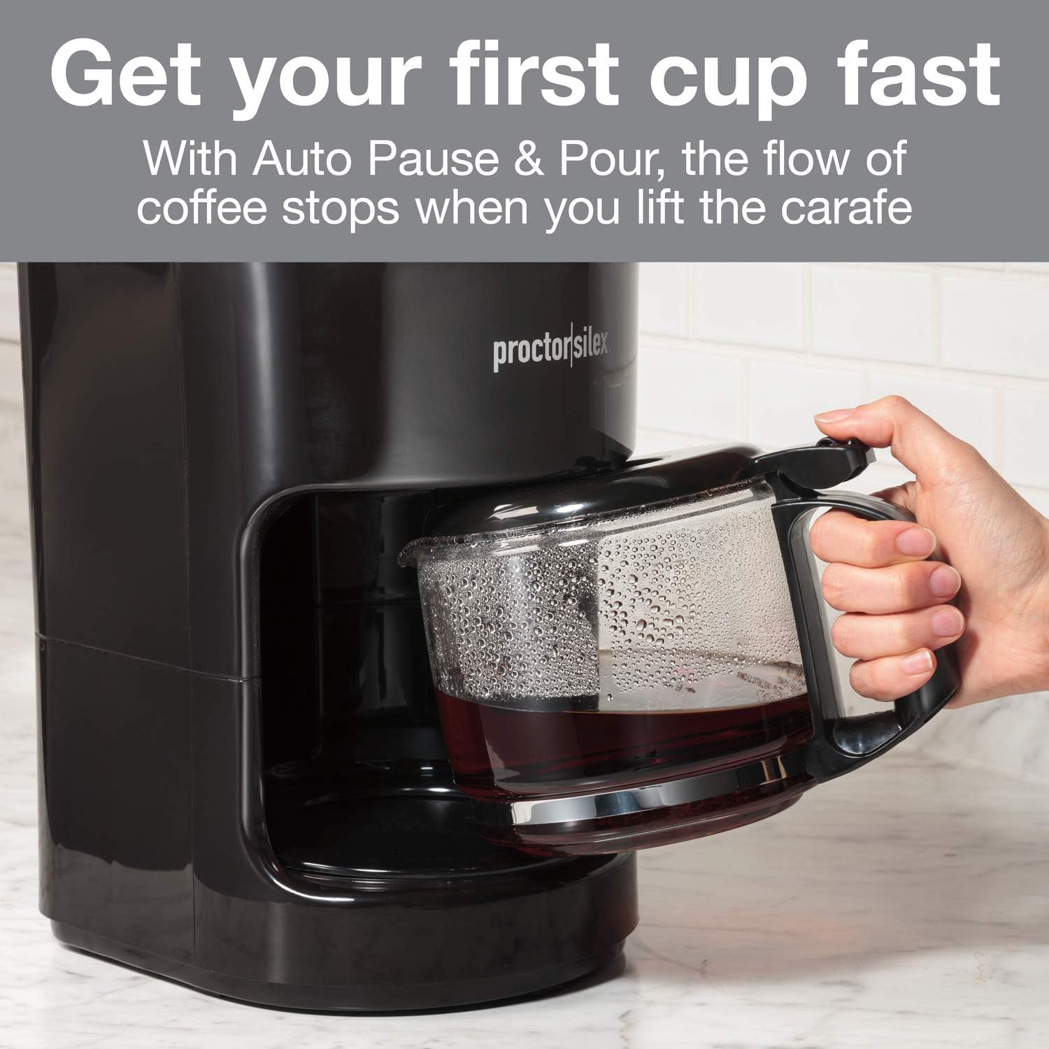 Foto 5 pulgar | Cafetera de Goteo Proctor Silex 48351PS color Negro 10 Tazas