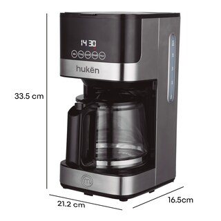 Foto 8 | Cafetera Programable 12 Tazas Touch Hukën Masterchef