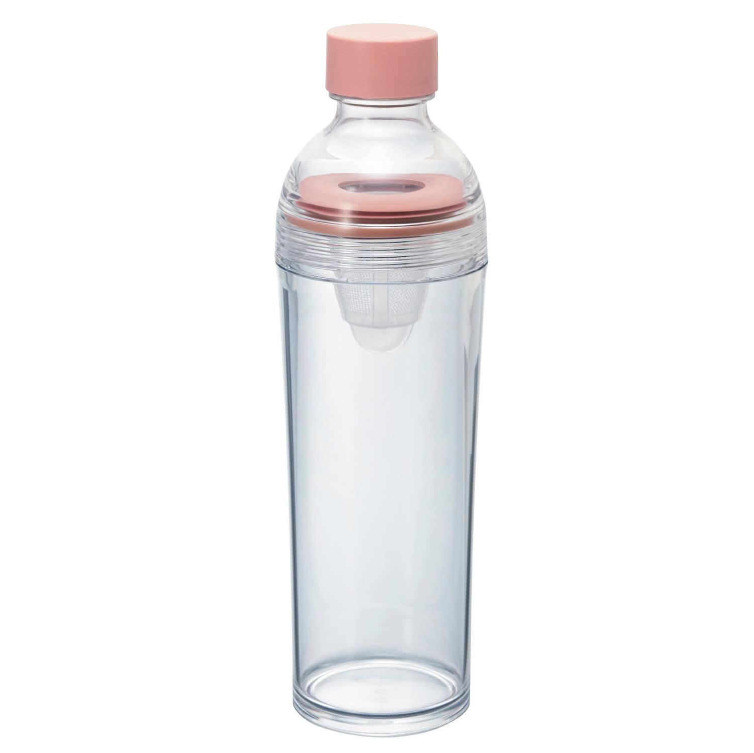 Botella Portátil Para Té Cold Brew Hario, 400 Ml, Color Rosa Ahumado - Venta Internacional.