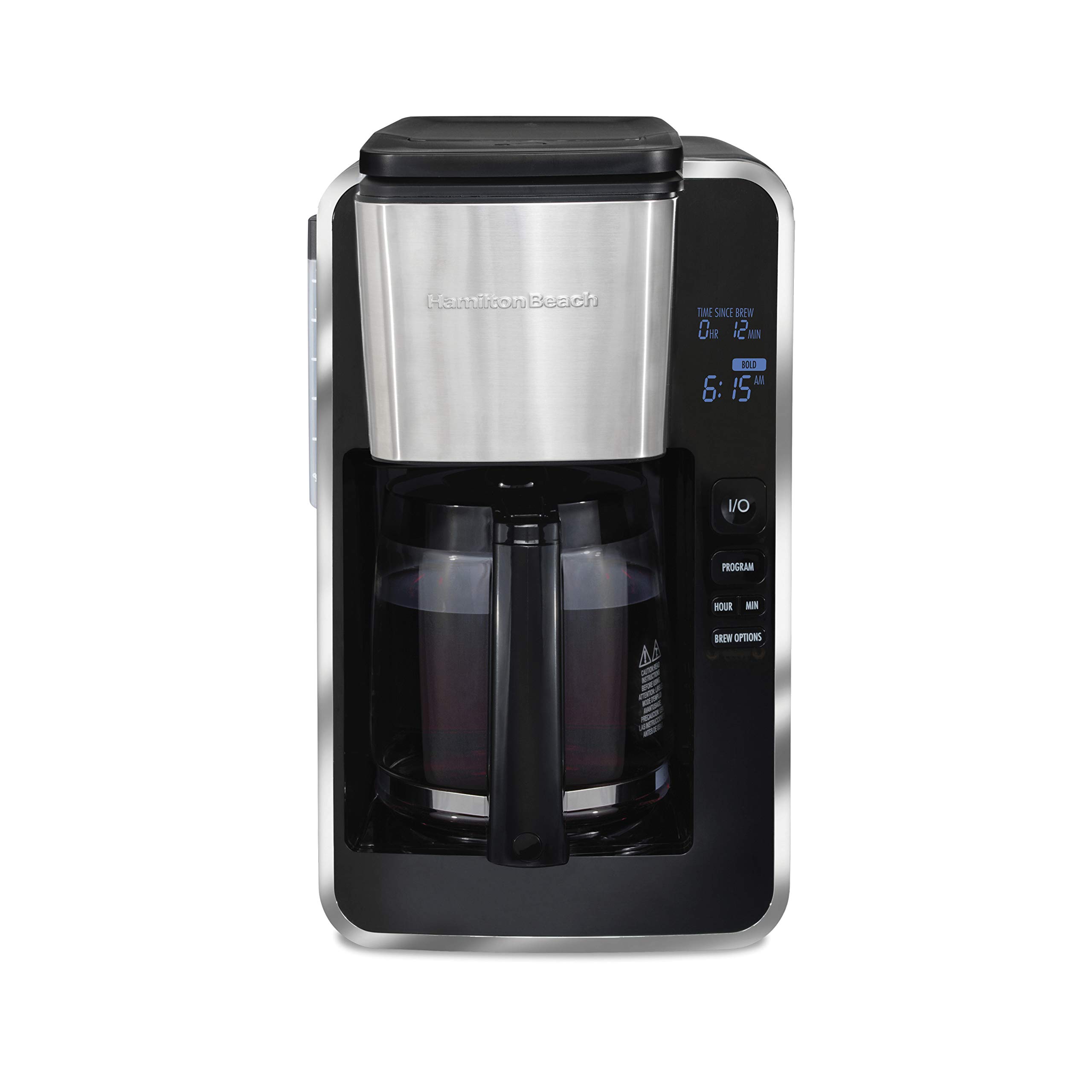 Cafetera Hamilton Beach Programable para 12 Tazas Negra - Venta Internacional