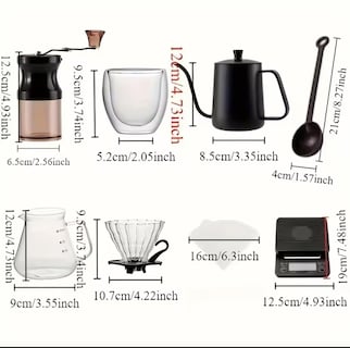 Foto 5 | Set para Café Chuyland V60 9 Piezas