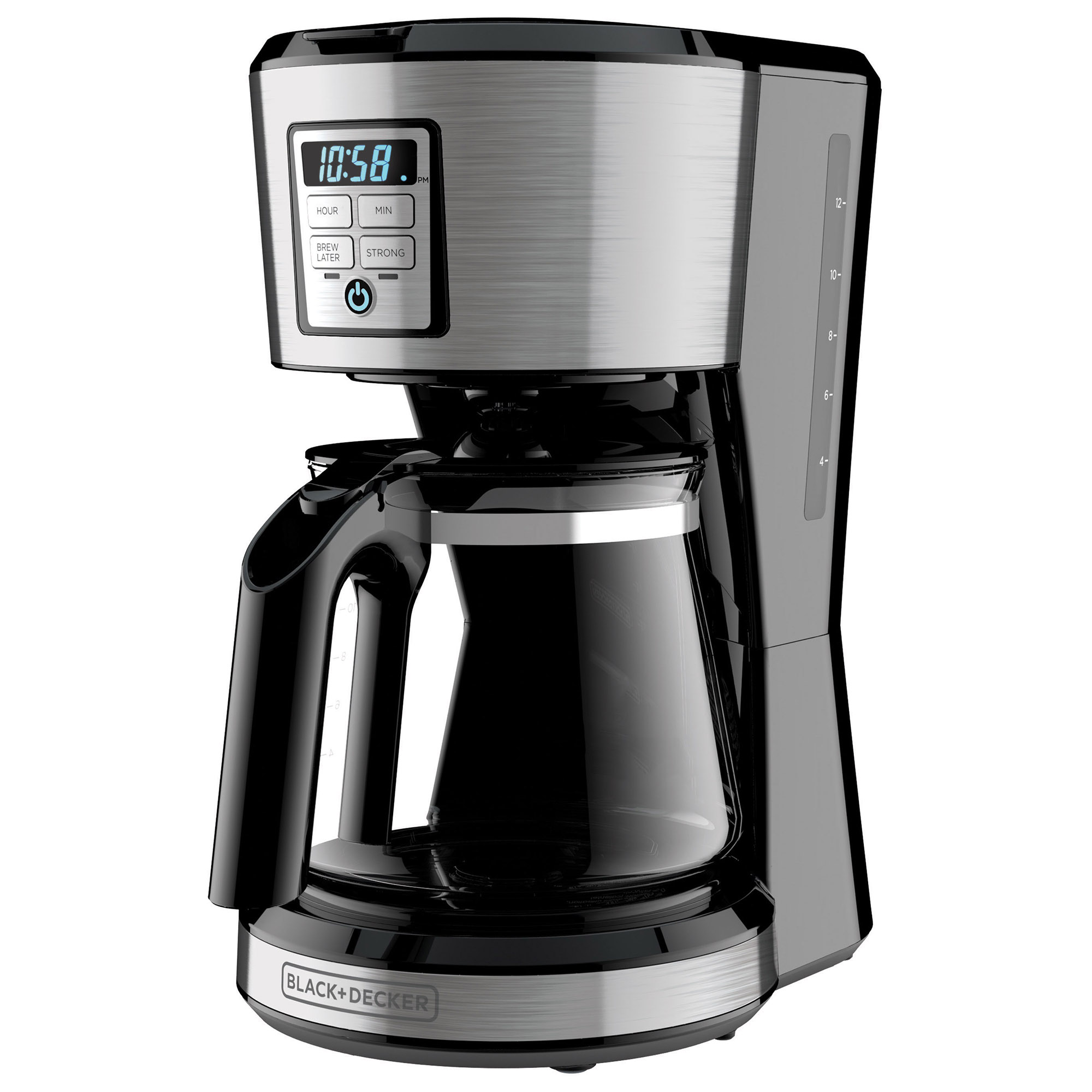 Cafetera Digital B+d Vortex Programable De 12 Tazas