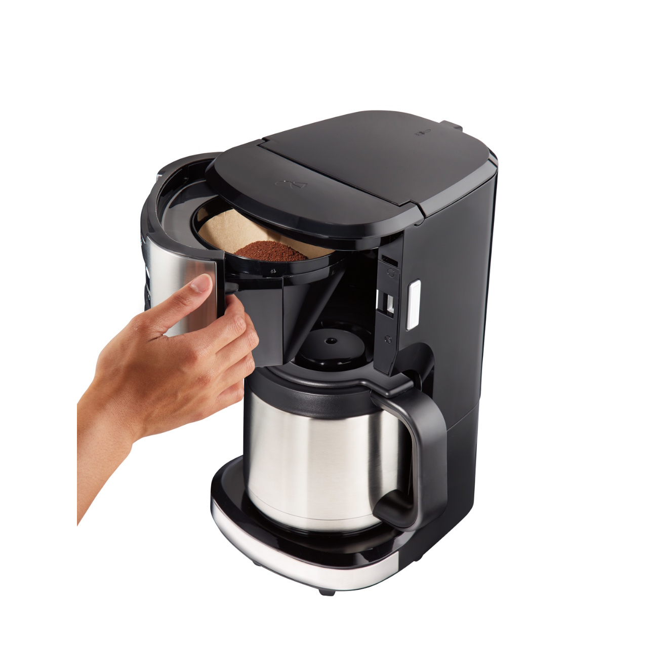 Foto 5 pulgar | Cafetera Programable Acero Inoxidable 12 Tz Hamilton Beach
