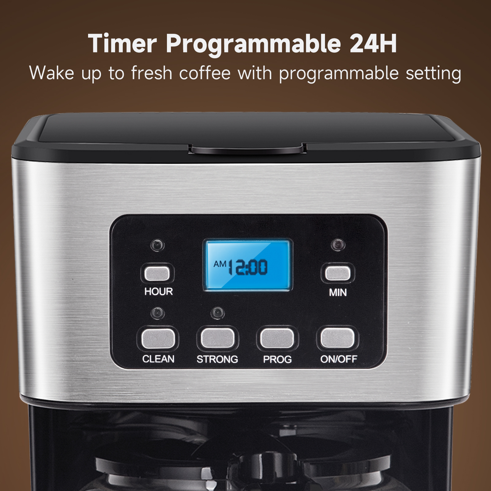 Foto 3 pulgar | Cafetera De Goteo Programable De 950w, Gran Capacidad De 1.8l, Con Filtro Reutilizableaigostar