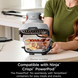 Foto 4 | Recipiente De Vidrio Ninja 6 Cup Tempware Con Tapa A Prueba De Fugas - Venta Internacional.