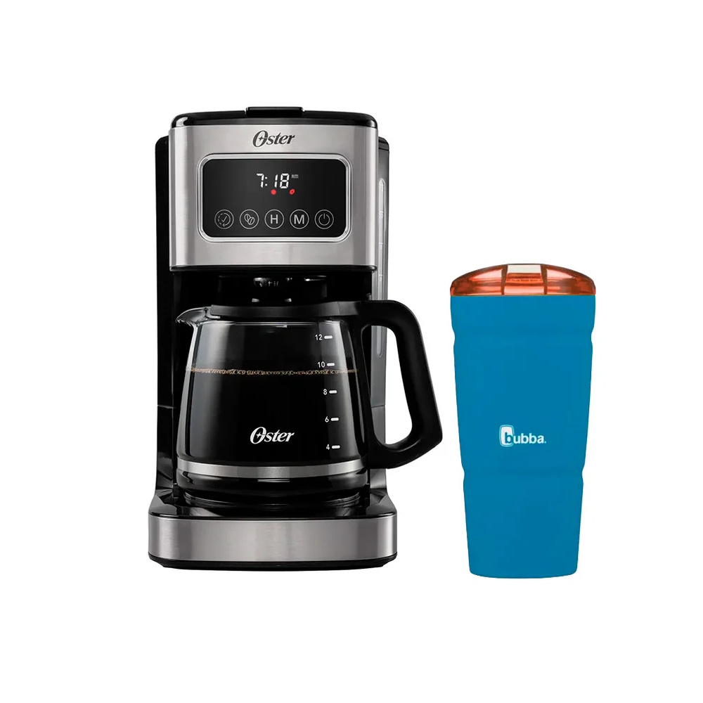 Foto 1 | Cafetera Programable 12 Tazas Oster Con Termo Bubba 18 Oz