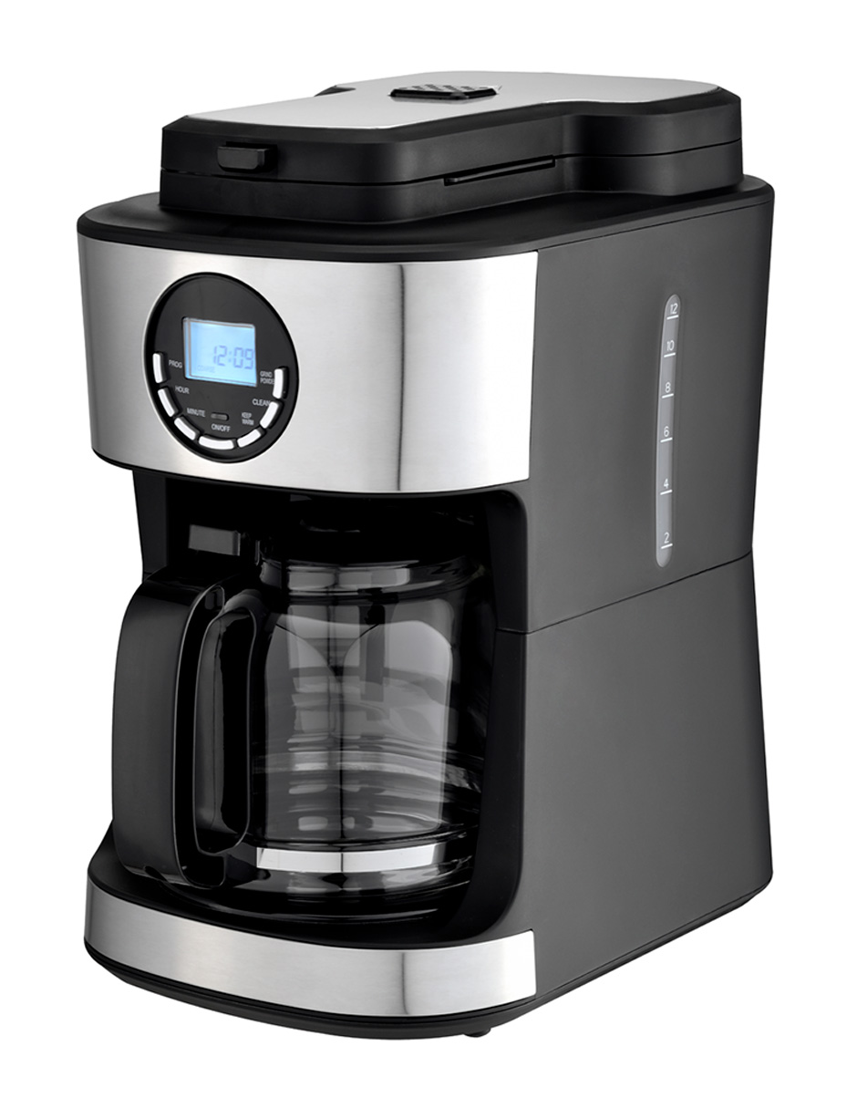 Cafetera Digital 12 Tz Con Molino De Café Integrado Pink Garlic Cdmc12t