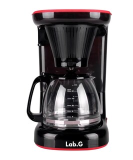 Foto 1 | Cafetera Velvet Semi Automática De Goteo Negro Lineas Rojas