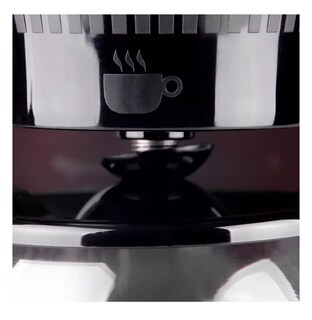 Foto 2 | Cafetera Velvet Semi Automática De Goteo Negro Lineas Rojas