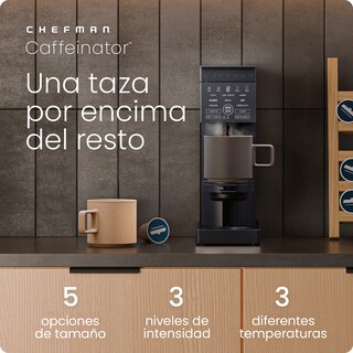 Foto 2 | Chefman - Caffeinator | Cafetera De Una Sola Porción Para K-cup Y Café Molido