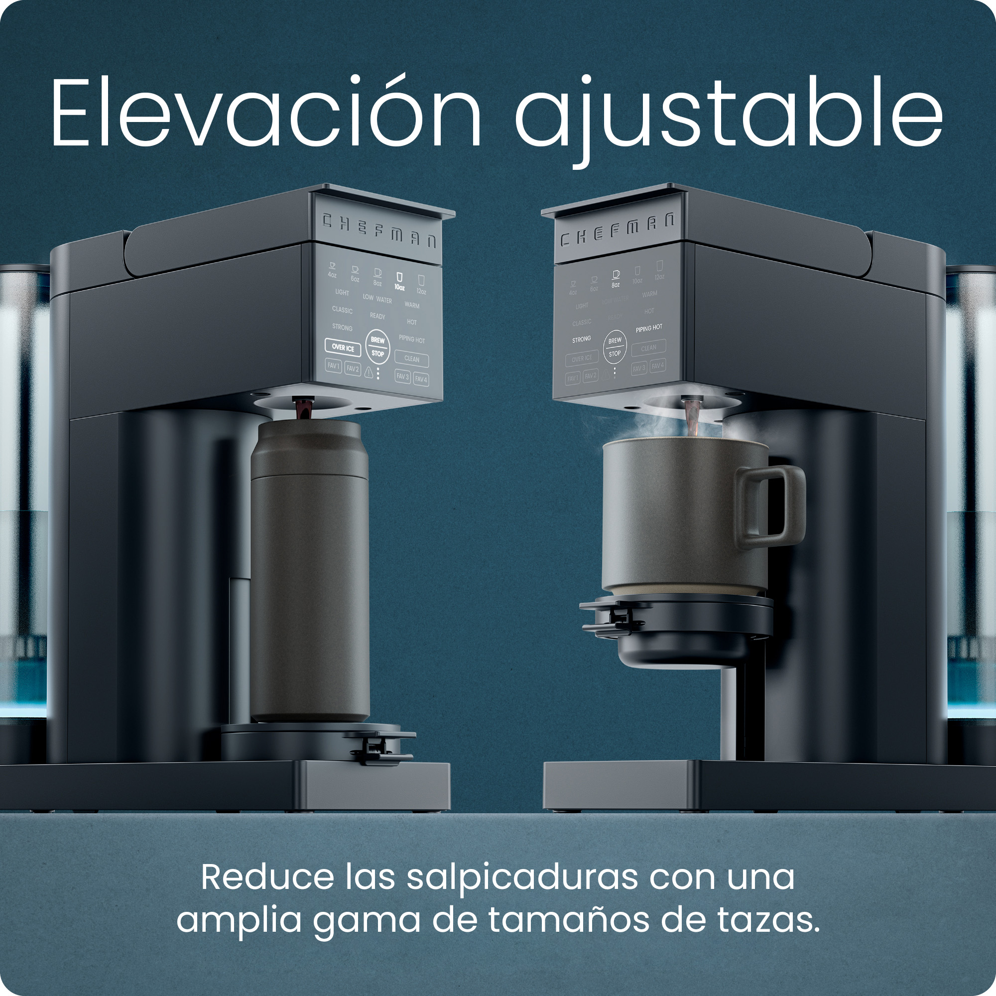 Foto 5 pulgar | Chefman - Caffeinator | Cafetera De Una Sola Porción Para K-cup Y Café Molido