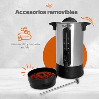 Foto 4 | Cafetera De Urna Masterchef Mk-ucm-30 Acero Percoladora 45 Tazas