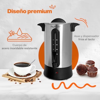 Foto 7 | Cafetera De Urna Masterchef Mk-ucm-30 Acero Percoladora 45 Tazas