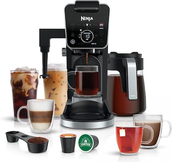 Foto 1 | Cafetera Ninja Dualbrew Pro De 12 Tazas | Cápsulas De Una Sola Reserva Y Molidos |4 Estilos De Preparación, Es