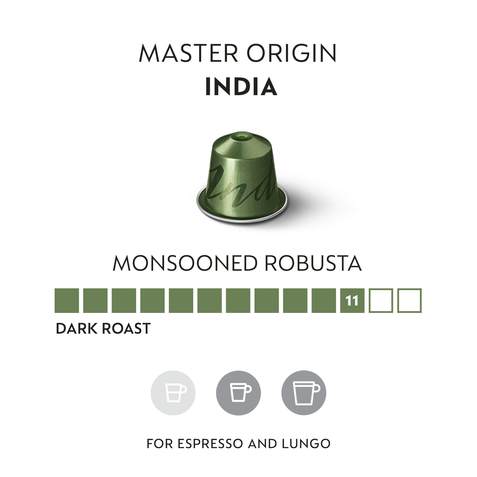 Foto 3 pulgar | Cápsulas De Café Nespresso Original India Master Origin X50 - Venta Internacional.