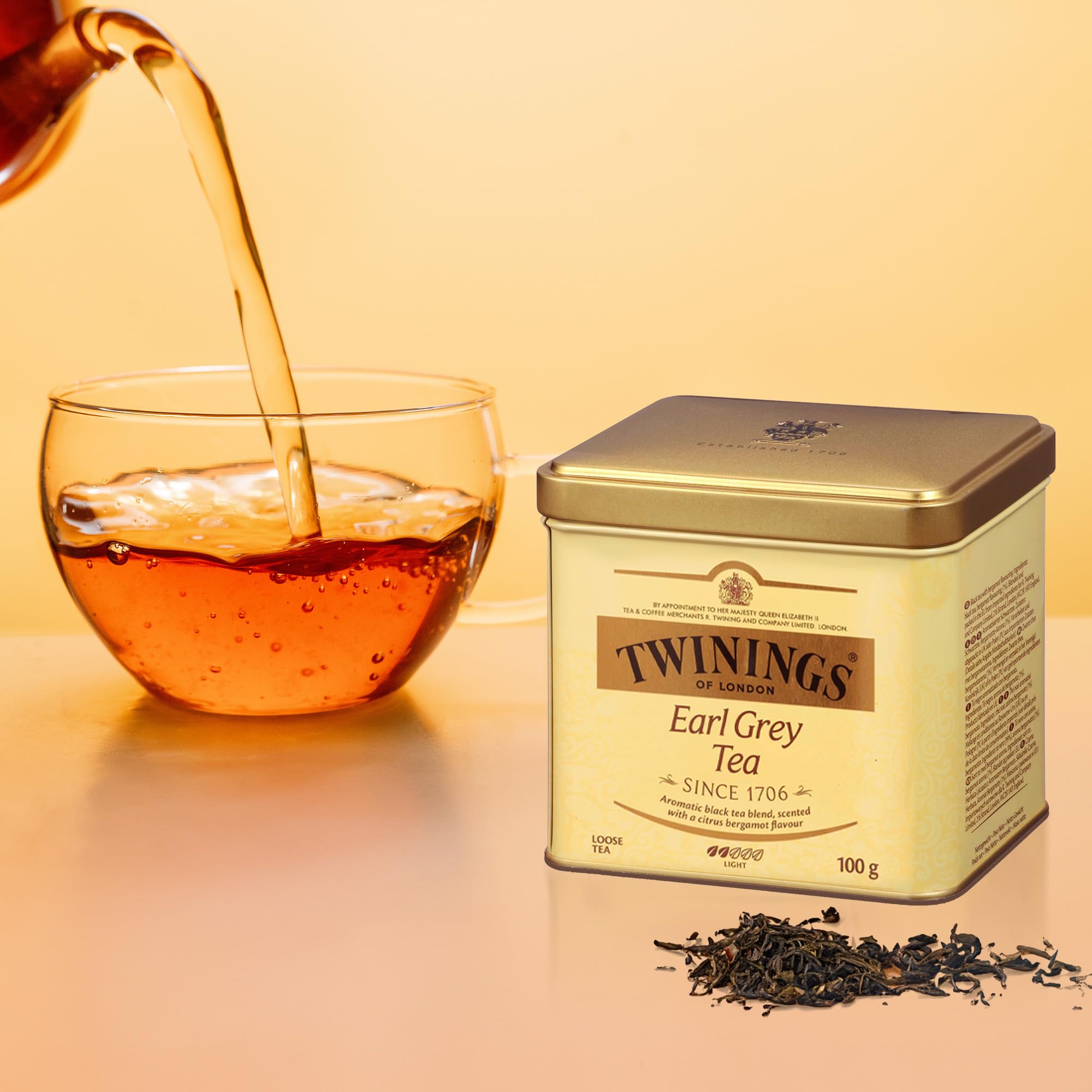 Foto 3 | Té Negro Suelto Twinings Earl Grey, 100 G (paquete De 6), Con Cafeína - Venta Internacional.