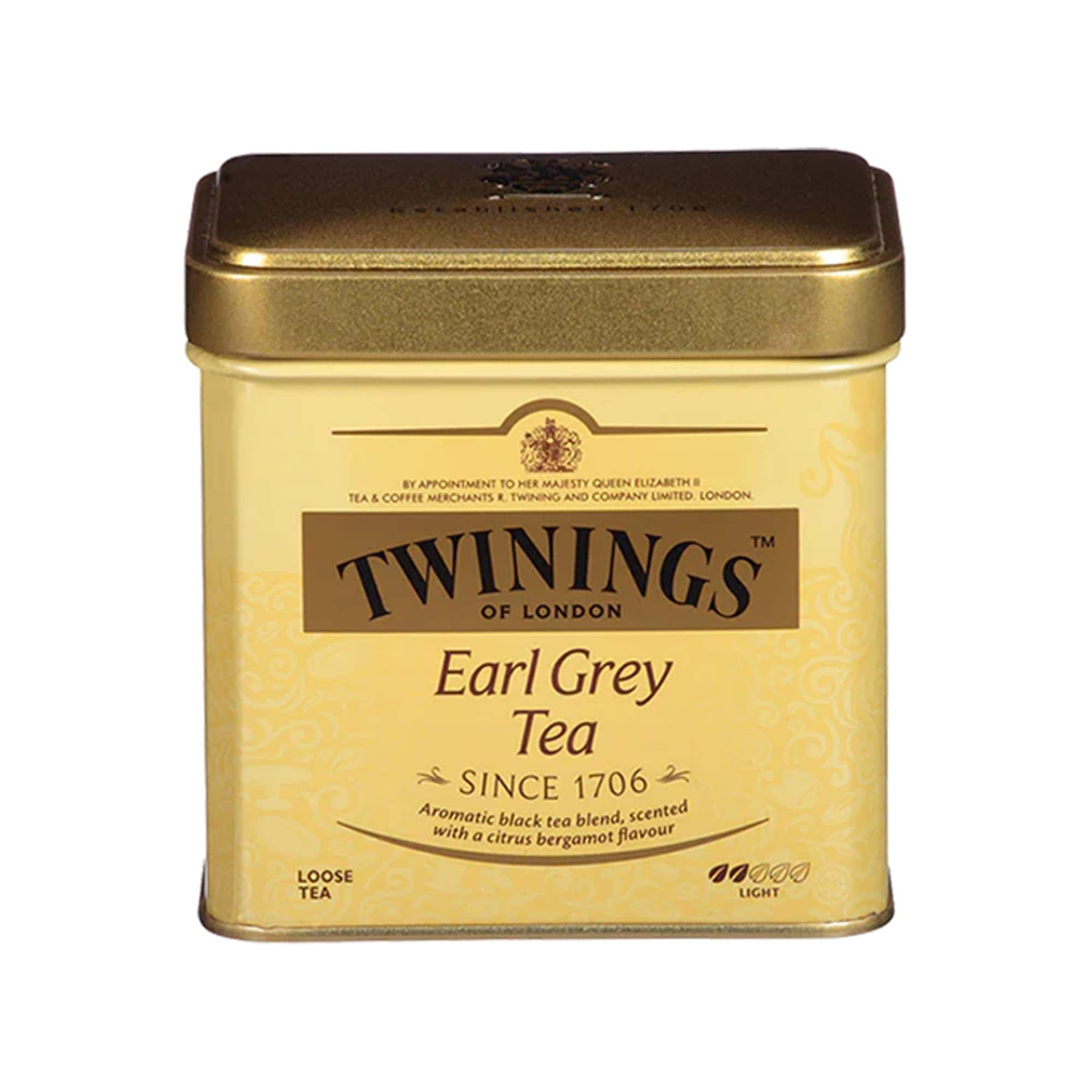 Loose Twinings Earl Grey, Lata De 200 Ml, 200 G, Con Cafeína - Venta Internacional. $693