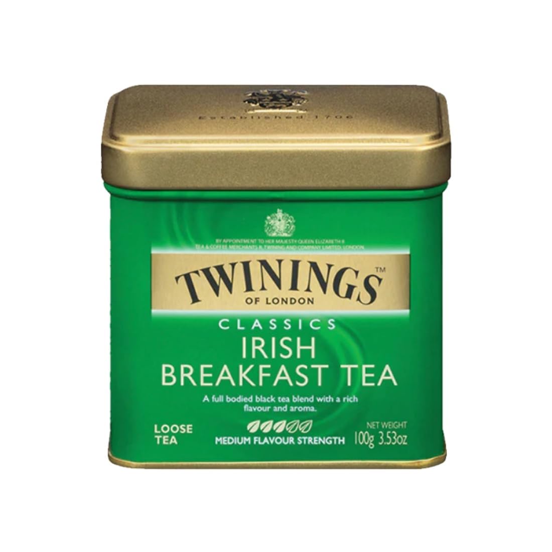 Foto 2 pulgar | Tea Twinings Irish Breakfast Loose 100 G Con Cafeína - Venta Internacional.