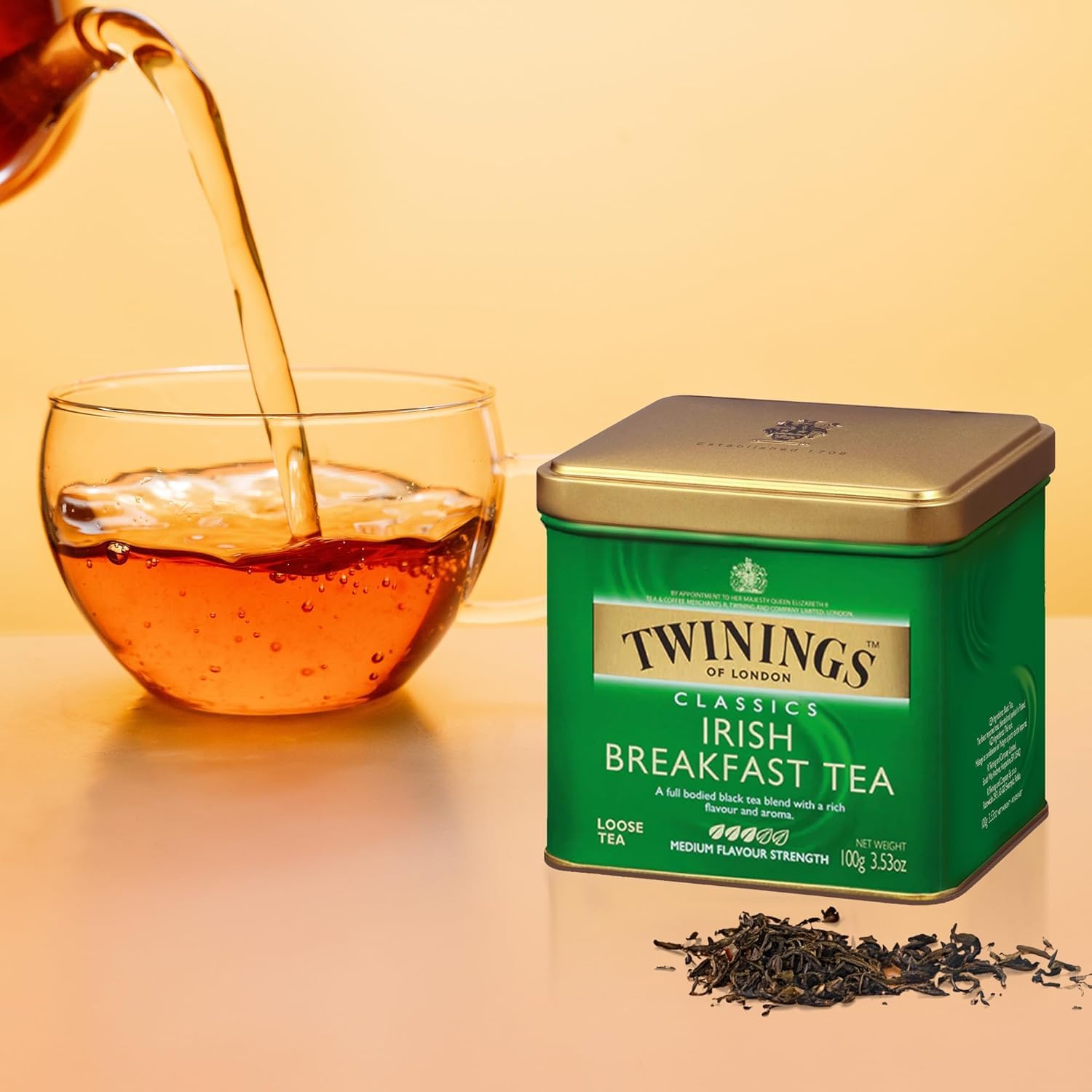 Foto 3 pulgar | Tea Twinings Irish Breakfast Loose 100 G Con Cafeína - Venta Internacional.