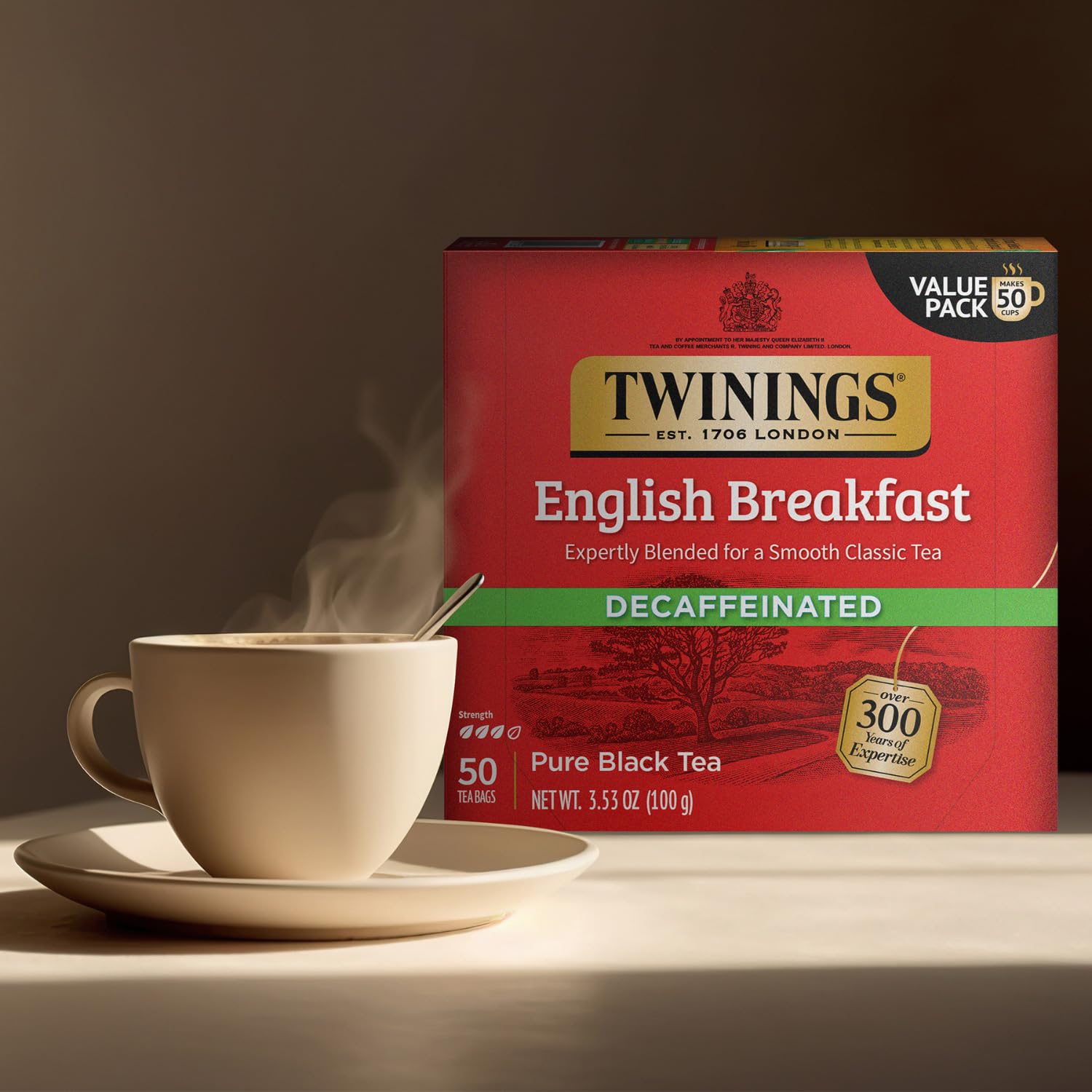 Foto 6 pulgar | Desayuno Inglés Descafeinado Tea Twinings, 50 Bolsitas - Venta Internacional.