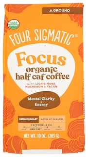 Foto 1 | Café Four Sigmatic Organic Focus, Medio Café Molido, 300 Ml - Venta Internacional.