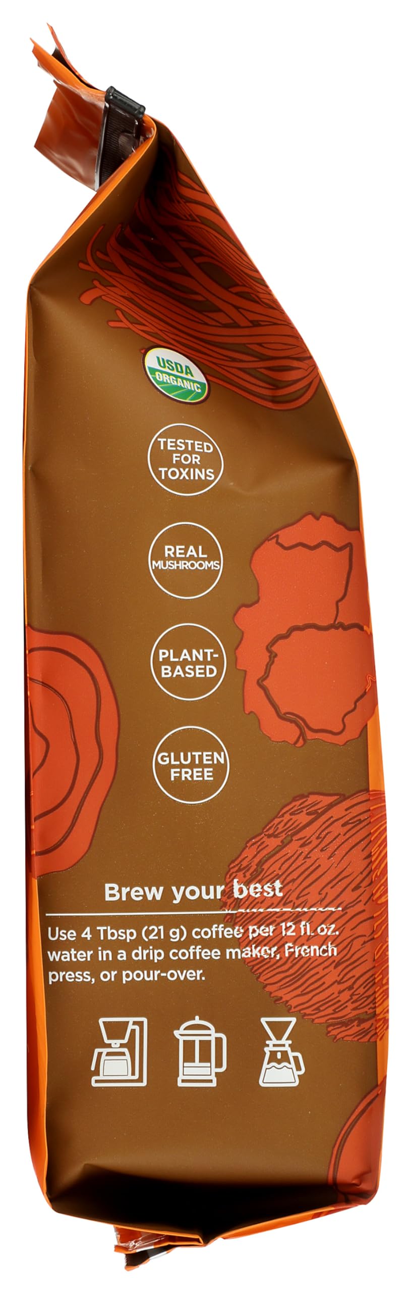 Foto 4 pulgar | Café Four Sigmatic Organic Focus, Medio Café Molido, 300 Ml - Venta Internacional.