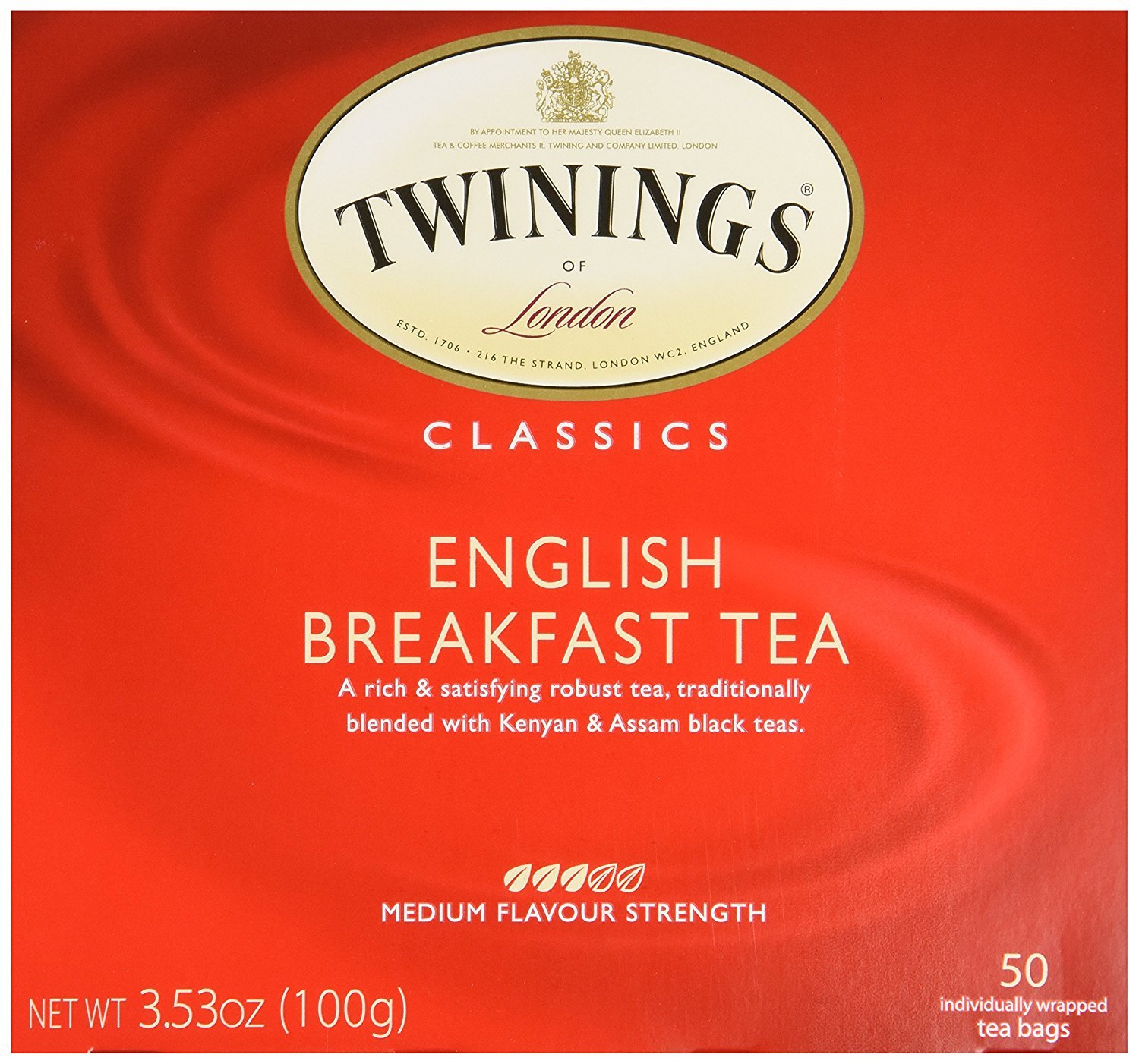 Foto 3 pulgar | Tea Twinings Of London English Breakfast  50 Bolsitas - Venta Internacional.