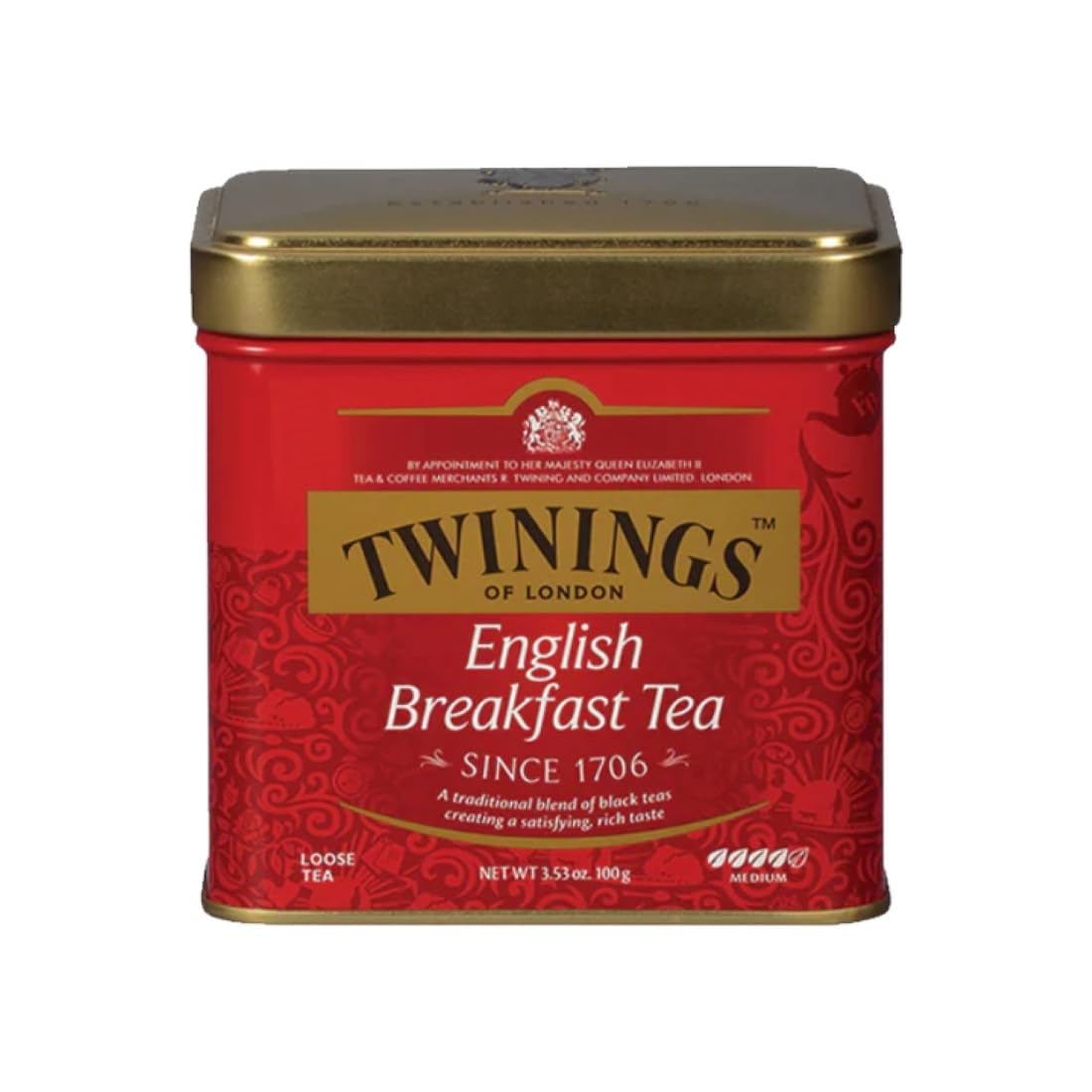 Foto 2 pulgar | Tea Twinings English Breakfast Loose 100 G Con Cafeína - Venta Internacional.